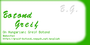 botond greif business card